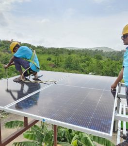 Ongrid solar system clean energy